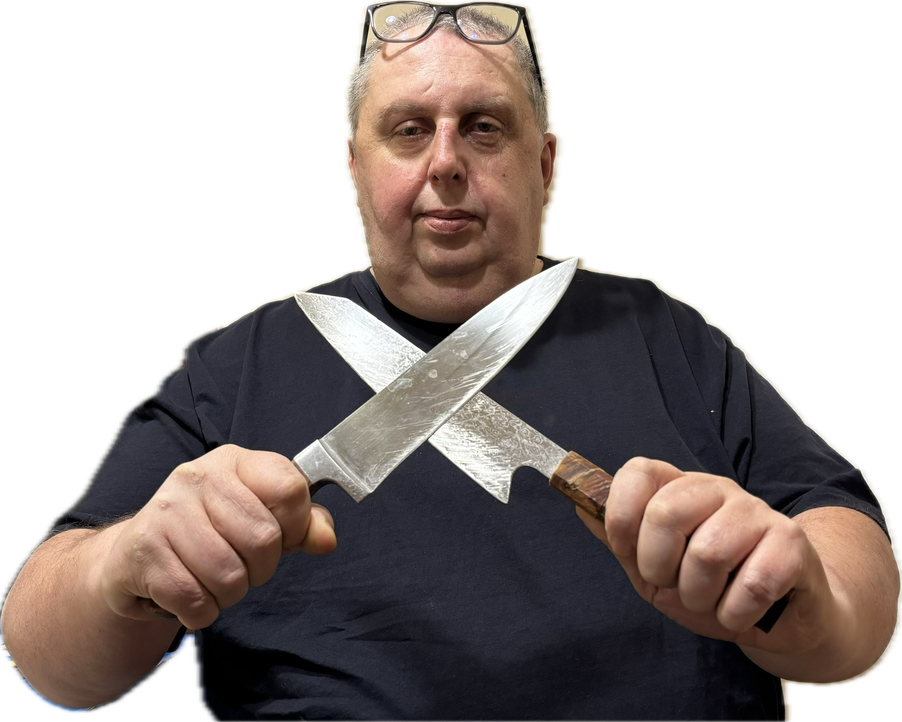 Gruby i Tępy - ostrzenie noży Kryspinów